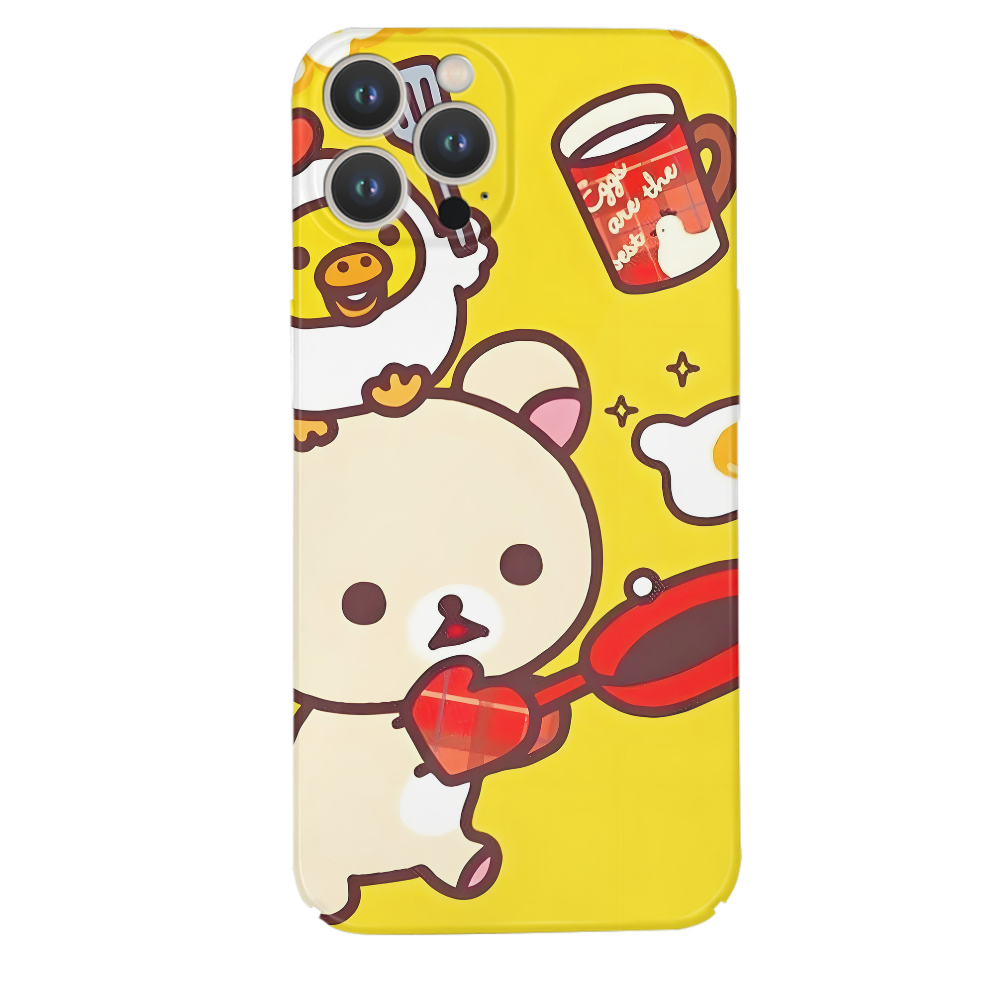 （画像用） リラックマ リラックマ キイロイトリ Rilakkuma Korilakkuma Kiiroitori 【iPhone 14シリーズ対応】ハードケース
